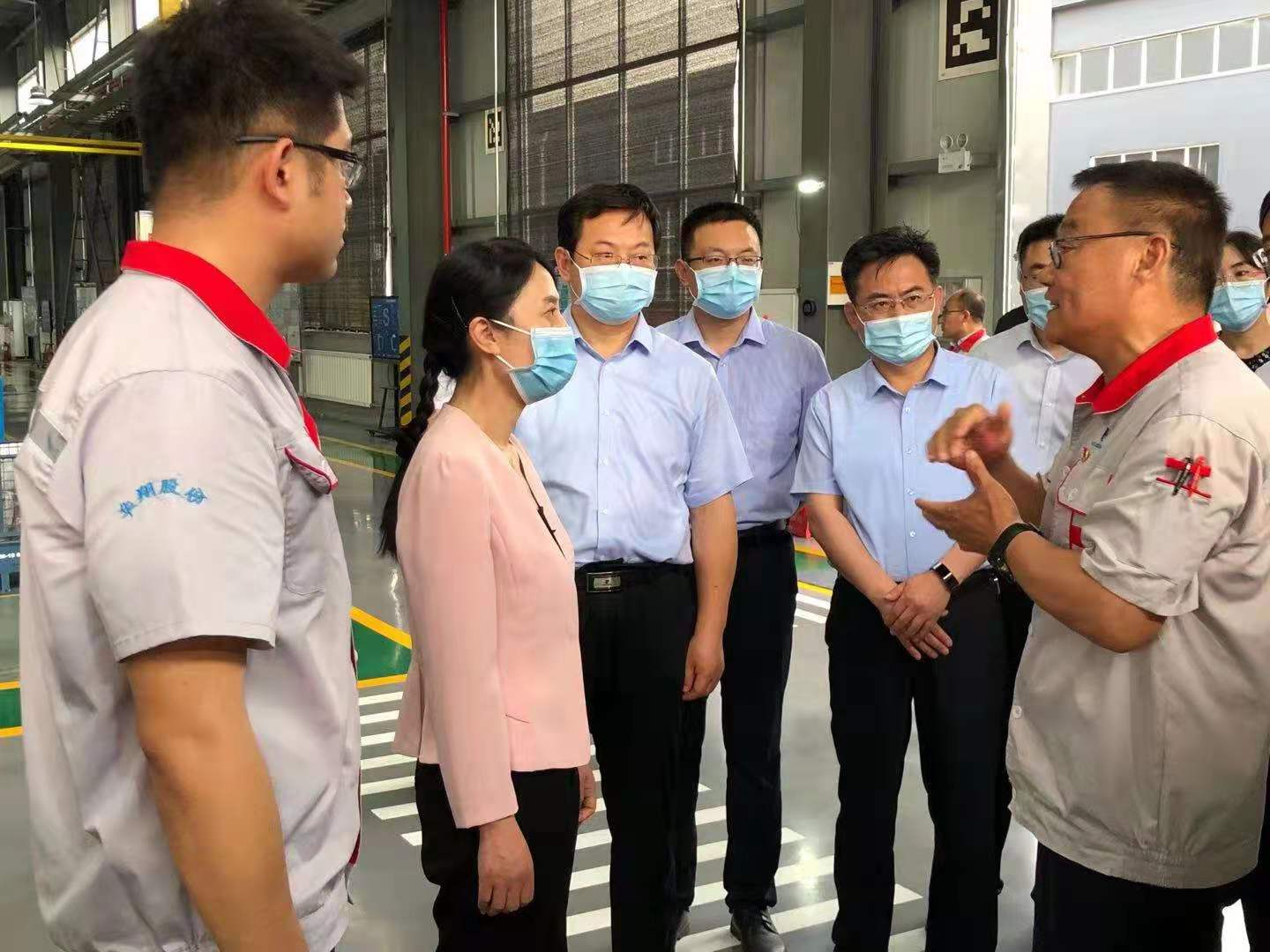 省委常委、組織部部長陳安麗蒞臨我司調(diào)研企業(yè)黨建及運行情況